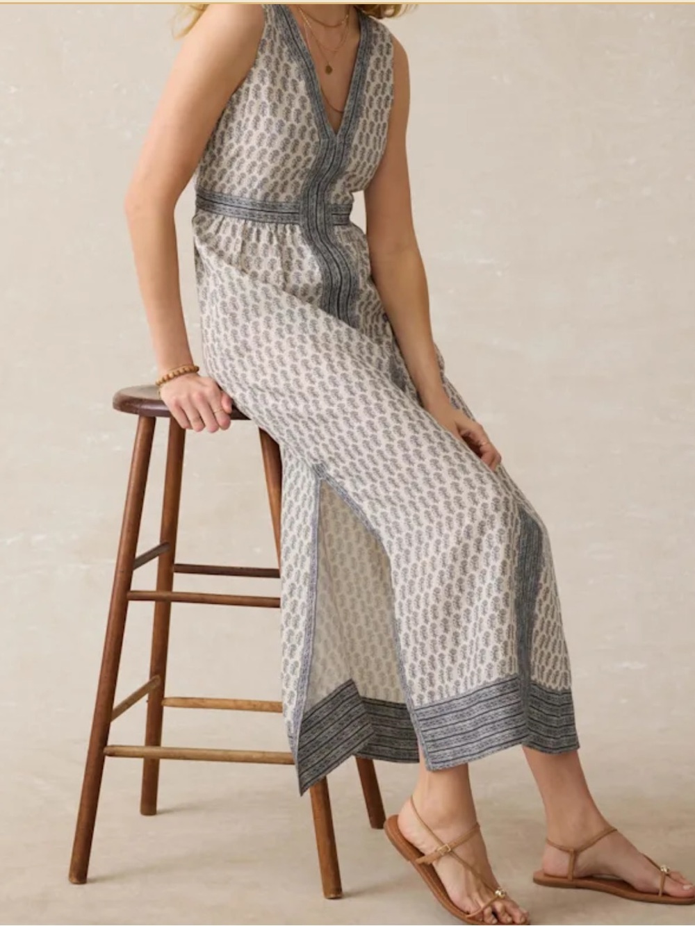 NWT Faherty Macey Maxi Dress sz. XXS